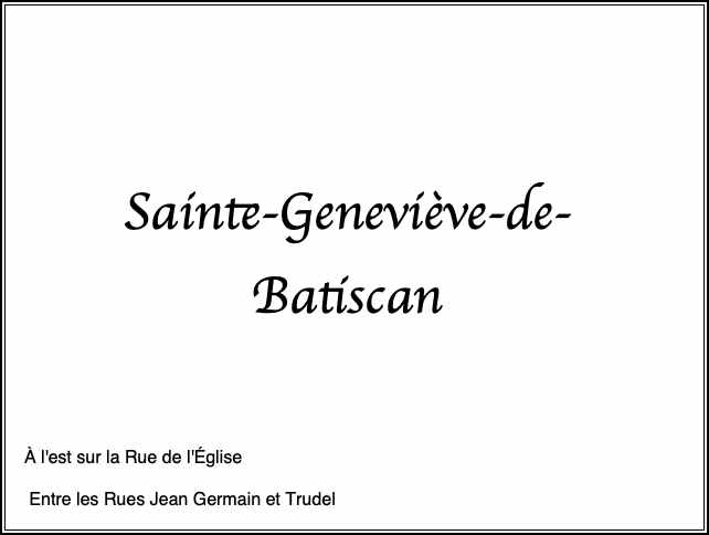 Sainte-Geneviève-de-Batiscan