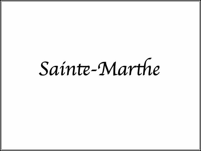 Sainte-Marthe