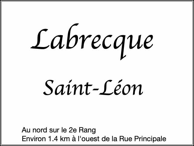 Labrecque (Saint-Léon)